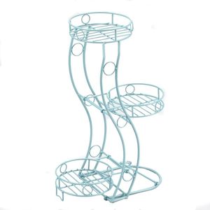 Soporte de Metal Resistente para Macetas con Estantes de Varios Niveles para Jardín Interior, Balcón, Flores, Tamaño y Color Personalizables - Product Image 5