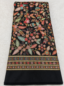 SQ embroidery fabric embroidered silk fabric abaya fabric kaftan material apparel sourcing wholesale garment manufacturing trade - Product Image 1
