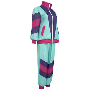 Conjunto de Chaqueta Corta y Pantalones Cortos Deportivos Personalizados de Dos Piezas, Chaqueta Corta con Cierre de Cremallera, Ropa Deportiva de Nailon y Poliéster para Hombre - Product Image 4