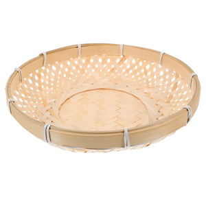Cesta de Bambú Tejida a Mano, Organizador Natural para Decoración del Hogar, Uso en la Cocina, Almacenamiento de Ropa y Exhibición Ecológica - Product Image 3