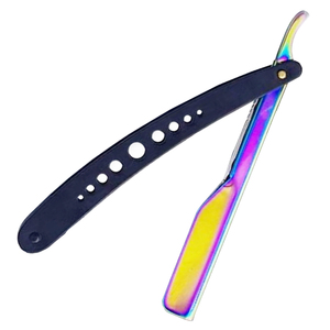 Navaja de Afeitar Plegable de Acero Inoxidable con Logotipo Personalizado, Navaja de Afeitar Profesional para Barbería, Herramienta de Aseo Masculino, MOQ Bajo, Venta al Por Mayor - Product Image 5