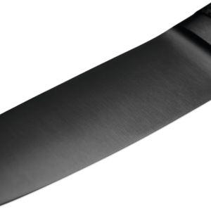 Couteaux de chef professionnels noirs en acier inoxydable, lames affûtées, manche texturé noir pour trancher la viande et les légumes - Product Image 2