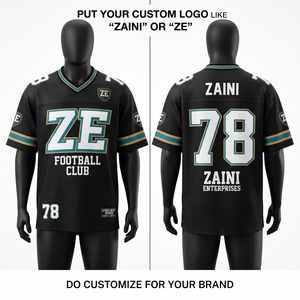Tissu en maille 100 % polyester de qualité supérieure, 180 GSM, noir, or, turquoise, maillot de football, broderie de logo personnalisée, impression par sublimation DTF - Product Image 1