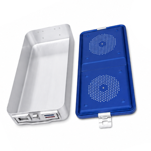 Contenedor de Esterilización Autoclavable de Acero Inoxidable 565265120mm, Sistema de Protección de Instrumentos Quirúrgicos, Certificado CE, OEM - Product Image 5
