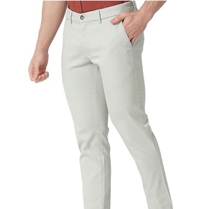 High Quality Quick Dry Solid Color Vintage Fashion Stylish Men Chino Pants Office <b>Working</b> Streetwear Durable Wash Men Chino Pant - Product Image 5