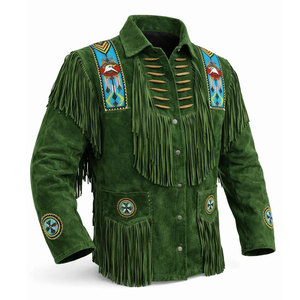 High Quality Men's <b>Suede</b> Leather <b>Bomber</b> <b>Jacket</b> Dark Winter Fashion Stand Collar Botton Closure Waterproof Windproof OEM - Product Image 3
