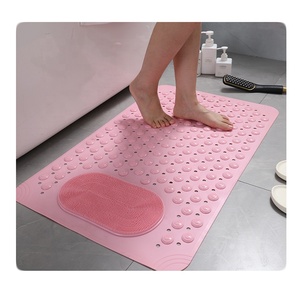 Modern Anti-Slip Shower <b>Mat</b> Non-Slip Vinyl Flooring with Foot Massage Design - Product Image 2