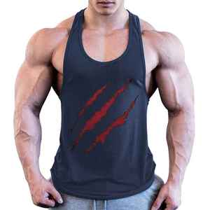 2026 Cheap Price Men Tank Top Fitness Manufactures Solid Color Custom Mens Sublimation Running <b>Vest</b> in High Quality Sale - Product Image 4