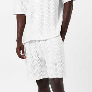 Shorts respirants décontractés unis avec impression de logo personnalisé, taille mi-haute élastique, shorts de sport, shorts d'été, nouvelle mode, short homme - Product Image 1