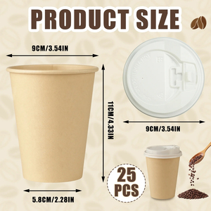 Vasos de Café Desechables al por Mayor en Pakistán, Alta Calidad, OEM, ODM, Resistentes al Calor, a Prueba de Fugas - Product Image 2