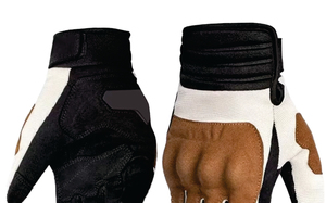 Gants SULAITE en cuir respirant, à doigts entiers, compatibles écran tactile, antidérapants et coupe-vent pour le cyclisme, la moto et les sports de plein air - Product Image 6