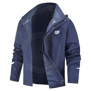 Chaqueta cortavientos de color personalizado recién llegada para hombre, ropa de invierno, chaqueta cortavientos para venta en línea - Product Image 4