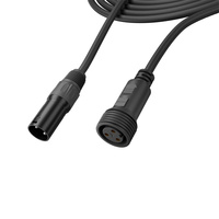 Cable de Señal DMX512 SHEHDS con Clasificación IP65 para Exteriores, de 1-10 m, Resistente al Agua, para Iluminación de Escenarios