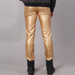 Pantalones de Hombre al por Mayor, Cintura Alta, Corte Recto, Ligeros, de Cuero, Casuales, Largos, de Invierno, con Logotipo Personalizado de Fábrica - Product Image 5