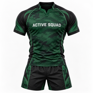 Conjunto de Uniforme de Rugby Transpirable para Hombre, Camiseta Sublimada Personalizada, Uniformes de Rugby y Fútbol OEM ODM para Equipos - Product Image 6