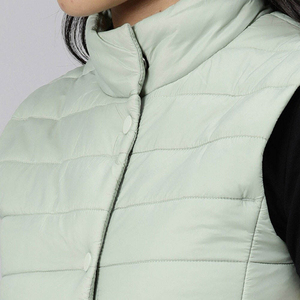 Men's New Trending Casual Winter Puffer Vest Gilets Warm Waistcoats with Sleeveless Design Knitted Fabric Streetwear Outerwear - Product Image 5