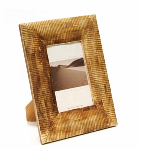 Hot Selling Glass Mosaic Photo Frame <b>Resin</b> Metal Aluminium <b>Table</b> <b>Top</b> Desk Frame Wedding Gift Decorative Picture Frame - Product Image 4