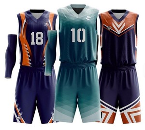 Maillot de basket-ball pour femme, manches courtes, motif uni, pour adolescentes, en polyester/coton de luxe, séchage rapide à l'avant – Grande Vente - Product Image 4