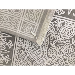 Alfombra de Lana Suave Hecha a Mano, Estilo Moderno Rojo, Alfombra de Pelo Largo y Resistente para Sala de Estar, Decoración del Hogar - Product Image 1