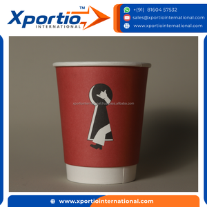 Gobelets en papier kraft à double paroi 8oz/9oz (250ml) – Gobelets jetables à paroi simple pour boissons chaudes – Impression personnalisée disponible - Product Image 4