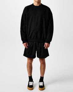 Premium <b>Men</b>’s <b>Black</b> Breathable Mesh <b>Shorts</b> Casual Athletic <b>Short</b> Pants Quick Dry Solid Color Elastic Waist Woven Polyester - Product Image 2