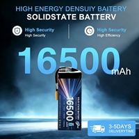 Batterie Lithium-Ion Semi-Solide 6S 12S 14S 18S 24S 16500mAh 400Wh/kg pour Drone Industriel et UAV – Ventes Flash Fabricant