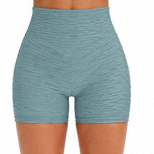 Shorts Deportivos Transpirables y Ligeros para Mujer, Cintura Alta, Ajuste Elástico, para Gimnasio, Entrenamiento, Running, Yoga, Fitness - Product Image 1