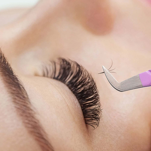 Pince à épiler professionnelle de haute qualité pour extensions de cils, avec pointe en fibre à 90 degrés, personnalisable et privée - Product Image 6