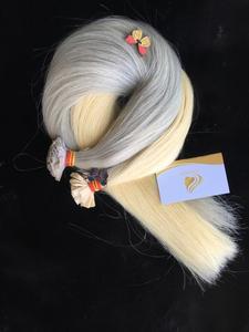 Puntas de queratina italianas cutícula alineada Remy extensiones de cabello vietnamita 1B virgen colores personalizables Envío Mundial MOQ 100g - Product Image 4