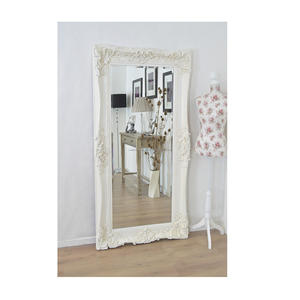 Vintage Design Wooden Wall Mirror Indoor Home Decor Living Room Wall Decor Painted Finishing Design Wall Mirror - Product Image 6