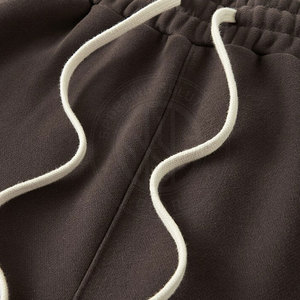 Pantalones Deportivos de Felpa Francesa con Cordón Ajustable, Pantalones para Hombre de Mezcla de Algodón Suave para Comodidad Diaria - Product Image 4