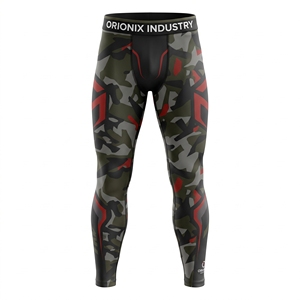 Créez votre propre logo imprimé sur des pantalons de sport pour hommes de haute qualité, sans coutures, à taille haute, pour la gym, le yoga, avec effet push-up, compression, grandes tailles. - Product Image 1