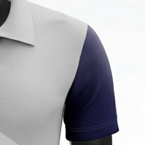 Chemise pour homme avec logo personnalisé professionnel, motif uni, tissu tricoté, coupe confortable, design personnalisable - Product Image 4