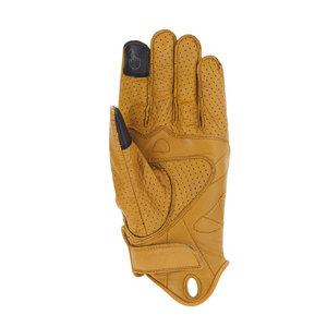 Guantes de Motocicleta de Cuero Perforado Color Bronceado, Compatibles con Pantalla Táctil, Protección Completa para los Dedos, Equipo de Carreras - Product Image 5