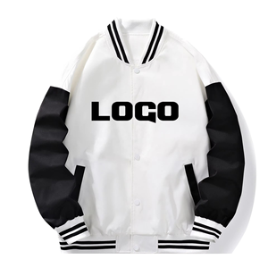 Oem Manufacturer High Quality Chenille Embroidery Men College <b>Leather</b> Sleeves Custom Baseball College Baseball <b>jacket</b> for men - Product Image 1