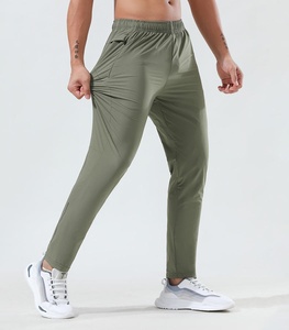 Men's Elastic Waist Quick Dry Cargo <b>Pants</b> With Side Pockets Lightweight Knitted Spandex Polyester Casual <b>Summer</b> Style - Product Image 2