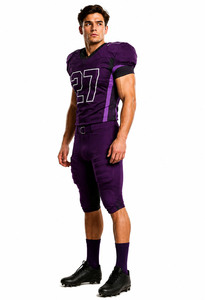 Top Quality Custom American Football Uniform Best Fabric Wholesale American Football Suit Solid-Colour Sports Wear Manufacturing - Product Image 4