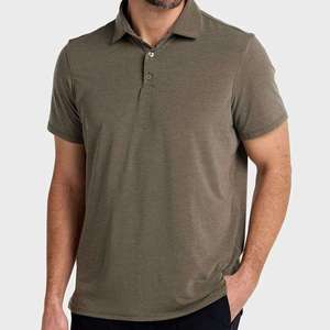 Polo homme coupe classique en coton, vêtements décontractés pour le travail, fabricant de vêtements - Product Image 1