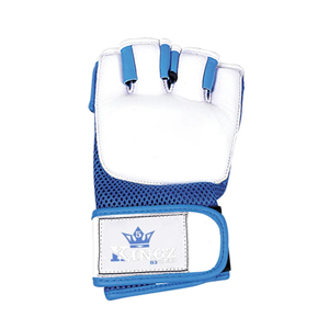 Gants de MMA demi-doigts de haute qualité en cuir PU professionnel, personnalisables avec logo, respirants et à séchage rapide pour l'entraînement de combat et la boxe (vente en gros) - Product Image 2
