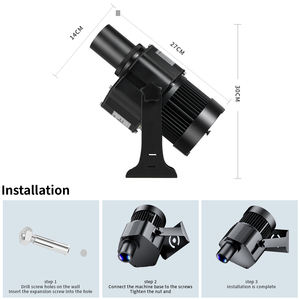 40W a 600W Water Pattern Projection Lamp Wave Pattern Iluminação para melhorar a atmosfera Ocean Inspirado Water Wave <span class=keywords><strong>Projector</strong></span> - Product Image 2
