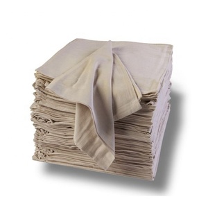 ผ้าขนหนูคลุมแป้งกอล์ฟ ผ้าฝ้าย 100% ปักลายด้วยมือ สีขาวธรรมชาติ เรียบง่าย สวยงาม ซักได้ ใช้ตกแต่งได้ - Product Image 3