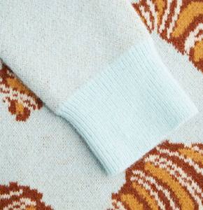 Suéter de Punto Estilo Universitario con Cuello en V, Suave y Cálido para Invierno - Elegante Suéter de Punto Femenino de Color Sólido para Otoño 2026, Transpirable - Product Image 3