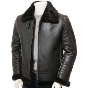 Veste en cuir véritable pour homme, tendance streetwear, imperméable et coupe-vent, vêtement d'extérieur élégant, vente chaude - Product Image 3