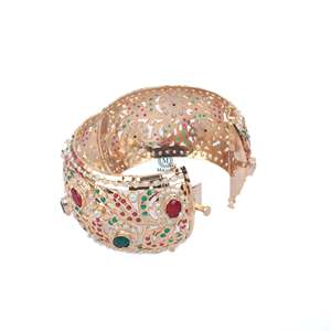 Purna Jadau Designer Brass Bangles for Wedding and Gift - Product Image 2