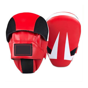 แผ่นซ้อมมวยโค้งหนังพรีเมียม ซับเหงื่อได้ดี ปรับแต่งได้ คุณภาพสูง - Product Image 6