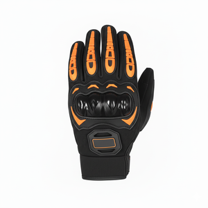 Motorcycle <b>Gloves</b> with Shockproof Padding Anti Slip Breathable <b>Touchscreen</b> Riding <b>Gloves</b> for Bikers Racing Cycling Driving Use - Product Image 3