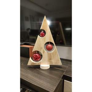 Décoration de Noël élégante en MDF et bois pour table et étagère RR ENTERPRISES Modèle RR202515916 - Product Image 5