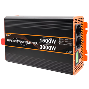 Convertisseur d'énergie à onde sinusoïdale pure HOULI 3000W 12V/24V vers 110V pour la maison, le camping-car et les systèmes solaires - Product Image 2