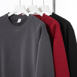 Sweat-shirt en molleton de coton pour homme, col rond, essentiel, streetwear quotidien - Product Image 3