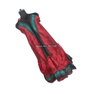 Nouvelle robe décontractée pour femmes, style bohème et sexy, inspirée des saris indiens et pakistanais, provenant d'Inde. - Product Image 3